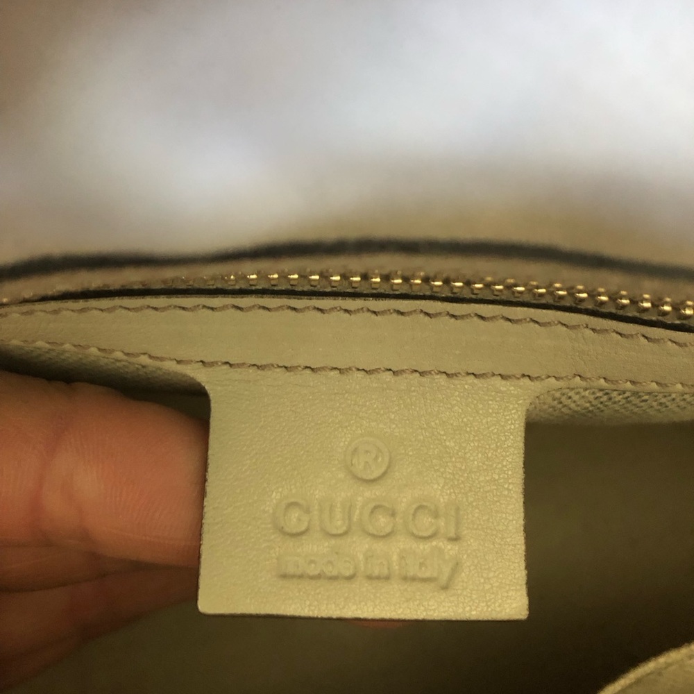 Gucci Microguccissima Gray Monogram Dome Satchel - Picture 8 of 8